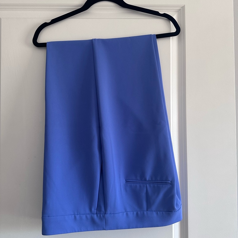 Ann Taylor Size 14P Blue Wide Leg Trousers